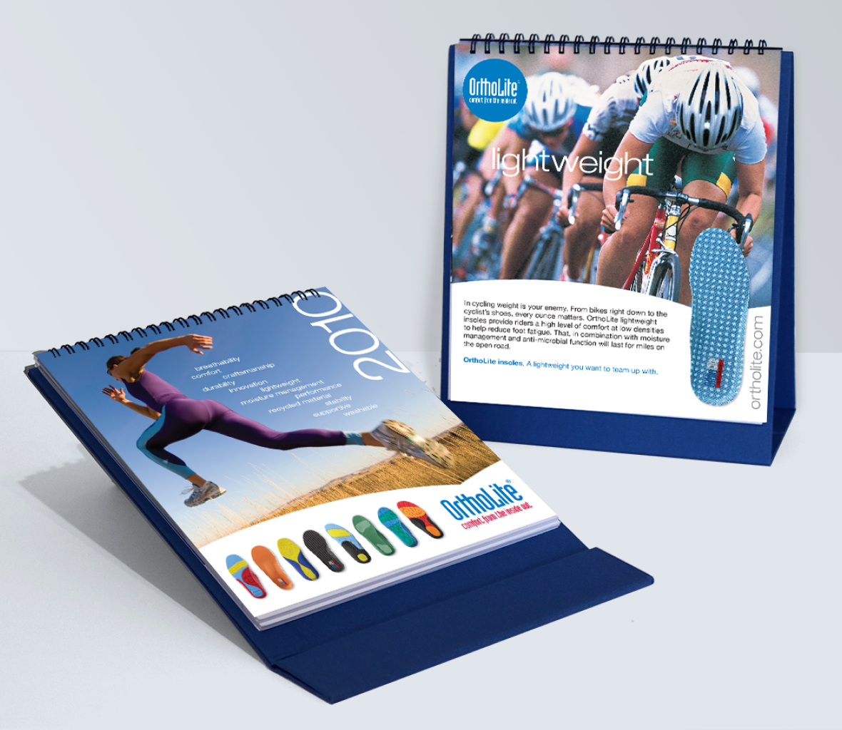 OrthoLite, Promotional Design, Boston, Art Director, Freelance