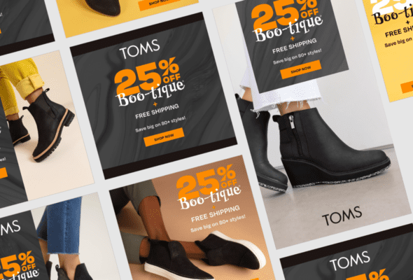 TOMS, Retail, Social Media Marketing, Email Design