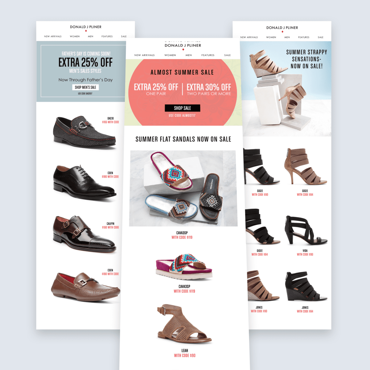 Retail Email Design, Boston, Massachusetts, HTML email design